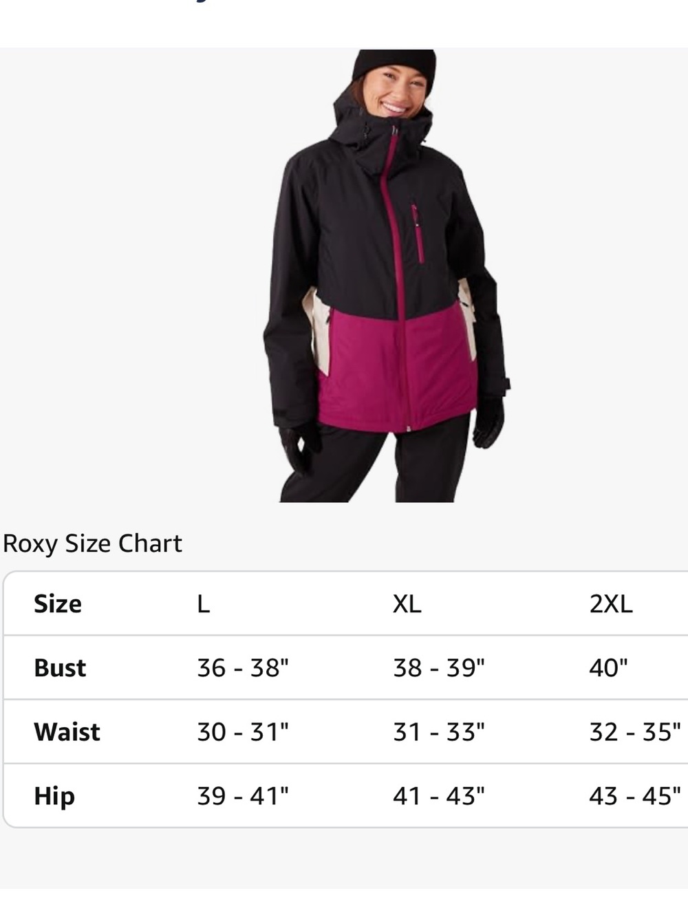 Women’s Roxy Ski Jacket - Picture 4 of 11